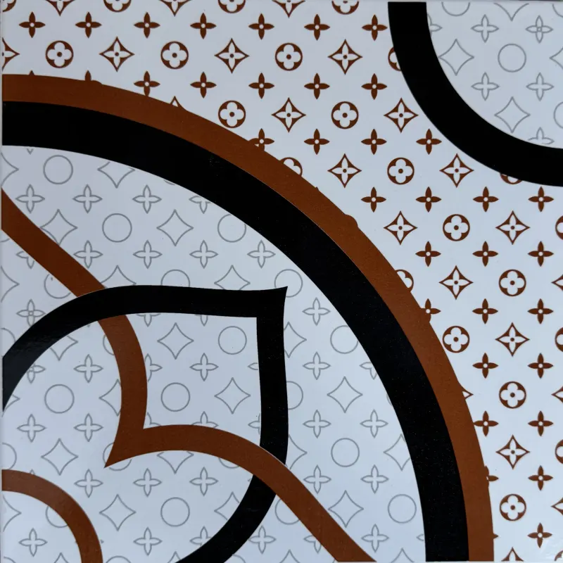 Carrelage décor monogramme chic 30x30 – 10309 - G 3116