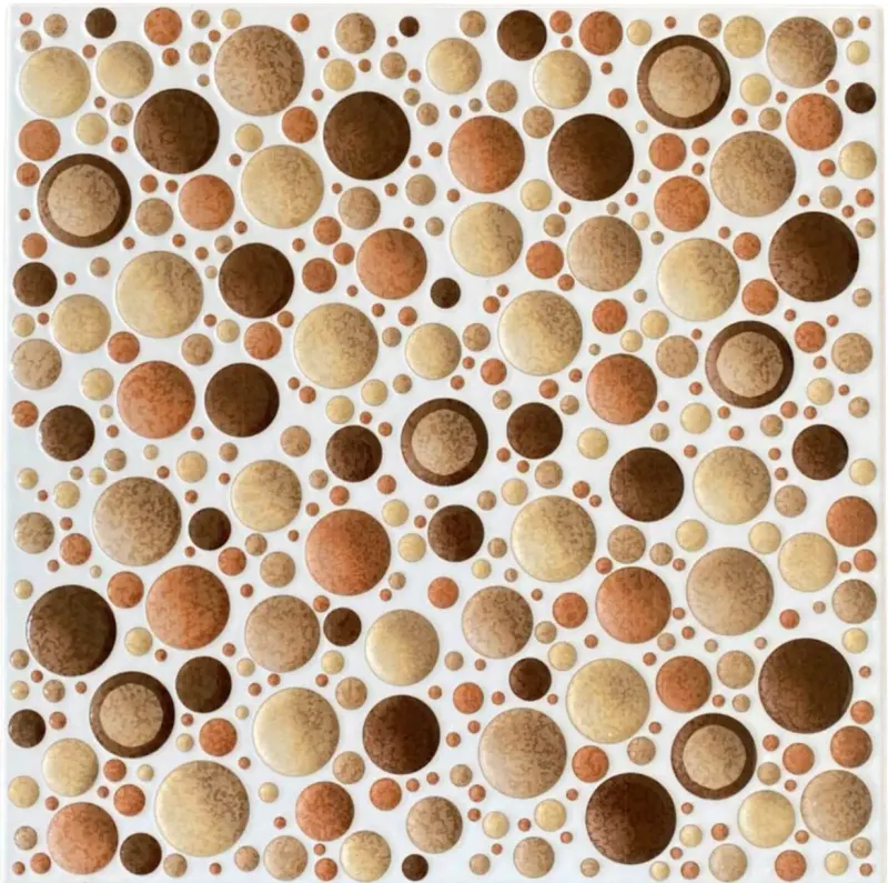 Carrelage décor bulles beige 30x30 – 20004