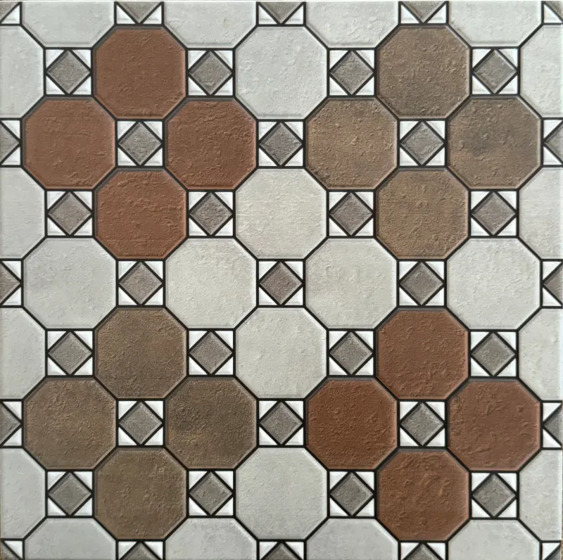 Carrelage décor géométrique octogone 30x30 – 4404
