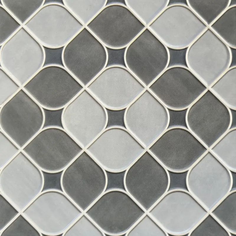 Carrelage décor géométrique gris 30x30 – 6004