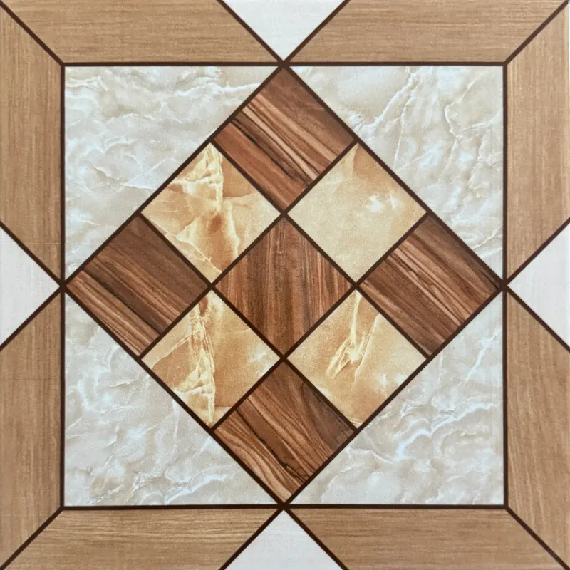 Carrelage décor marqueterie bois et marbre 30x30 – LCS-05 (10779)