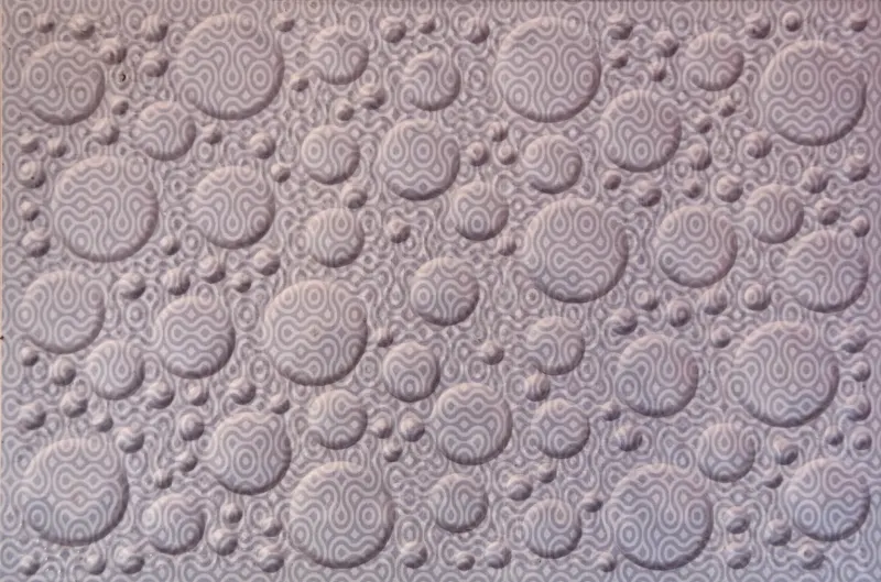 Carrelage mural relief cercles gris 20x30 – 2025-D
