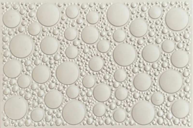 Carrelage mural relief bulles blanc 20x30 – 3014-L