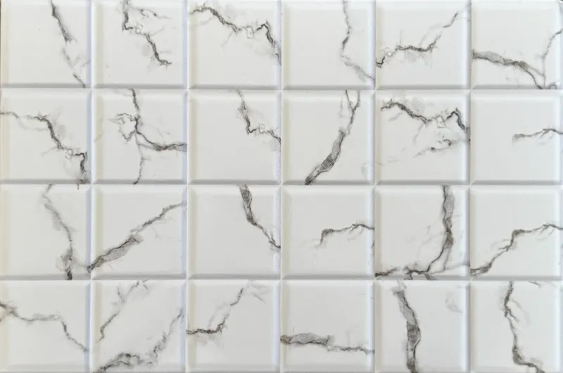 Carrelage mural mosaïque marbre blanc 20x30 – K-8001-L