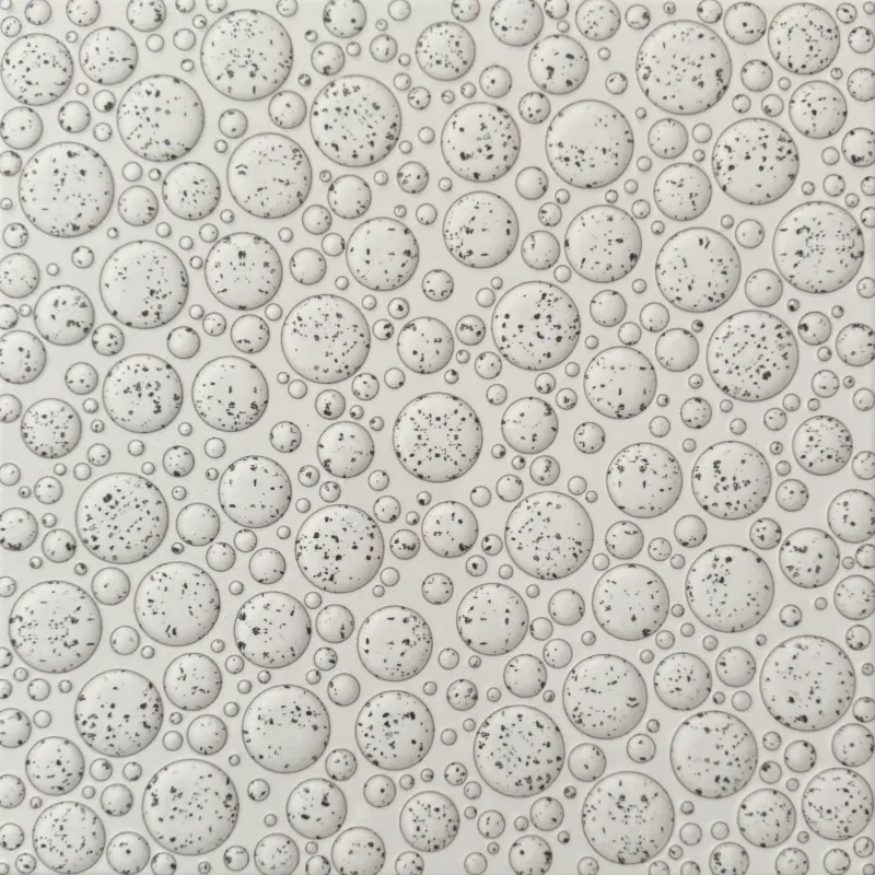 Carrelage relief bulles blanc 30x30 – 2168