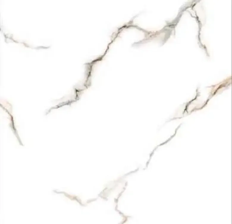 Carrelage marbré blanc veiné or 60x60 – 11048
